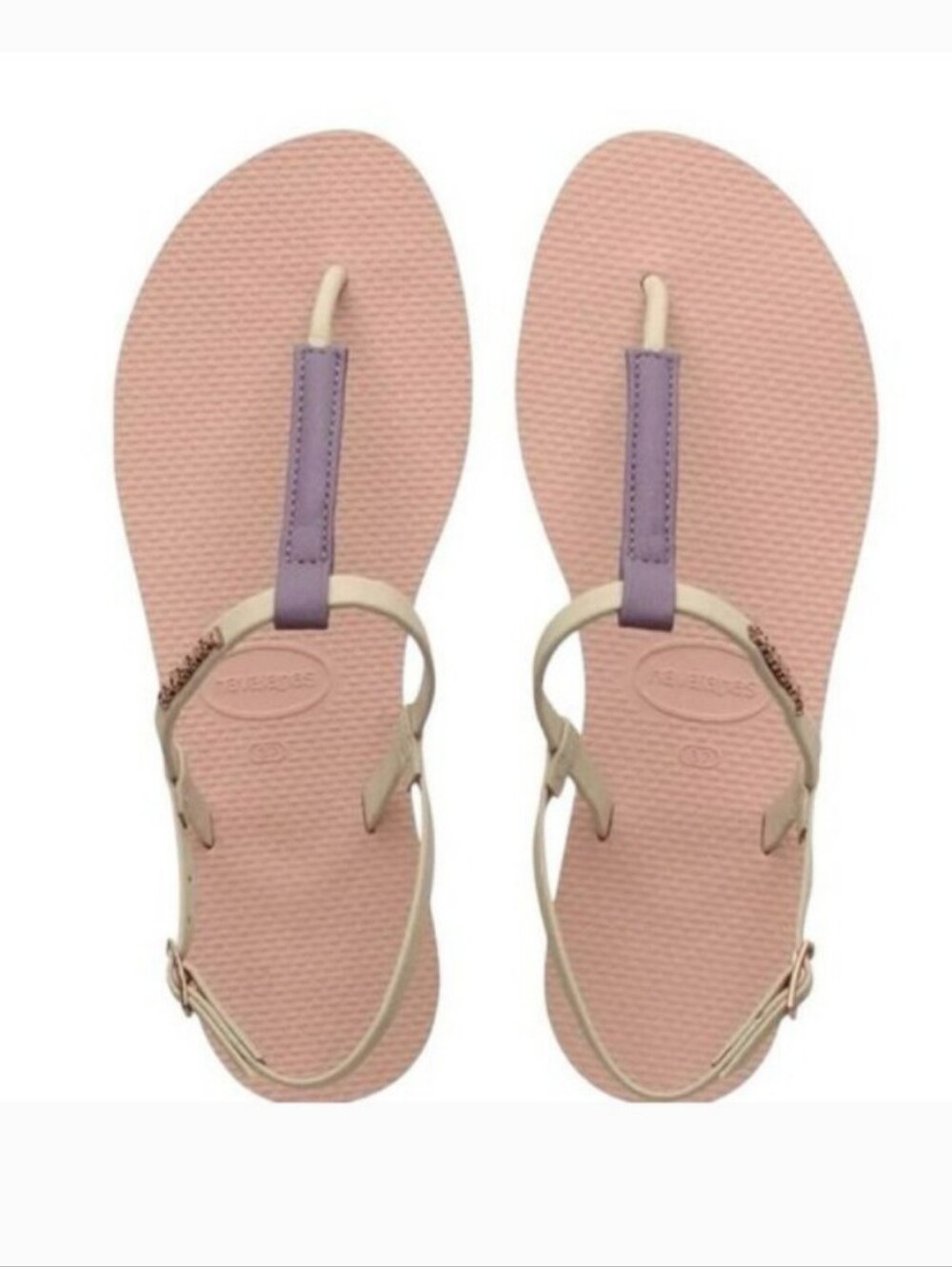 Havaianas Women's Sandals - Light Pink and Lavender sz 8.5